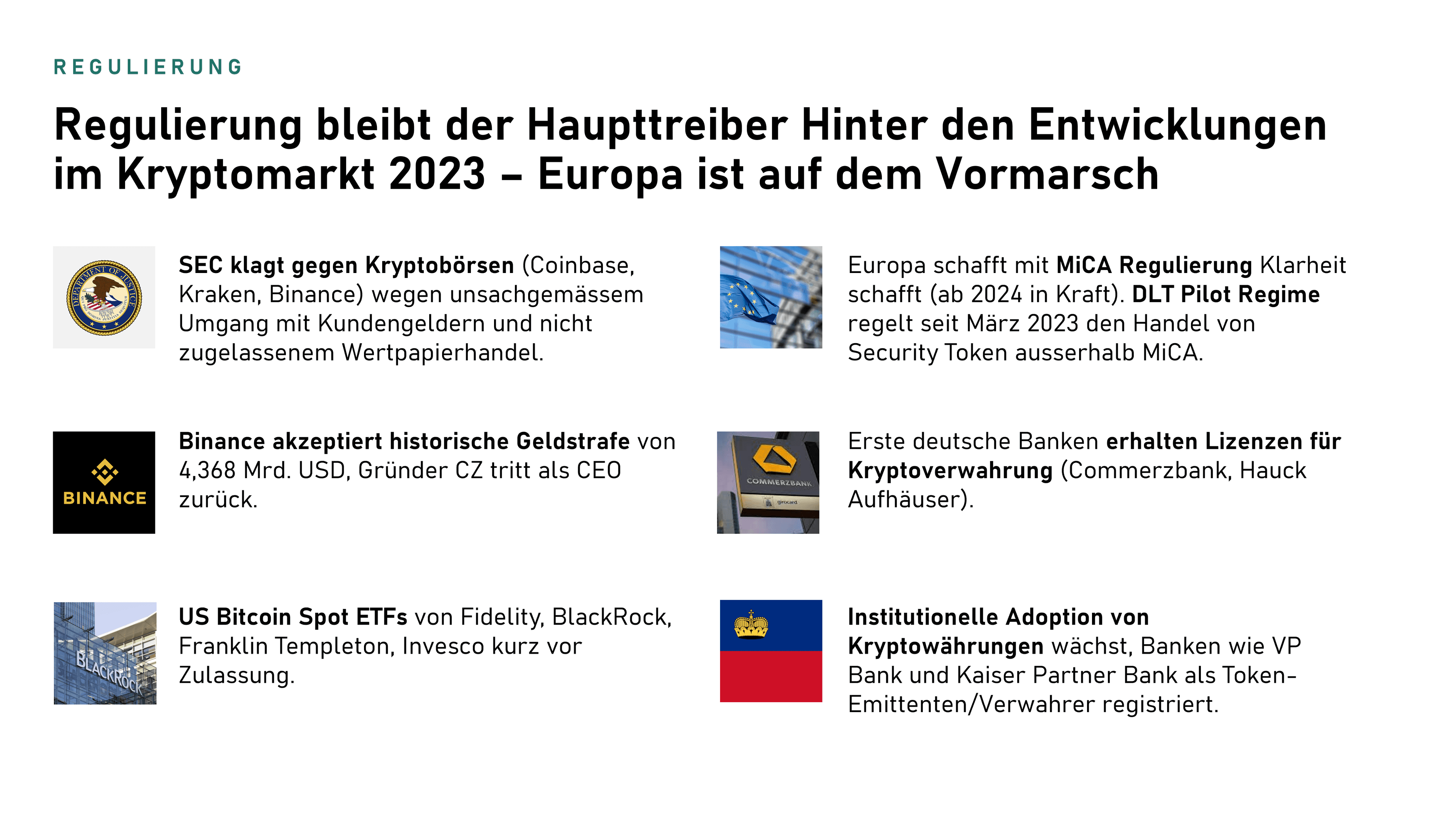 Rückblick auf das Kryptojahr 2023