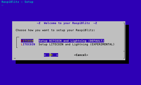 RaspiBlitz Setup