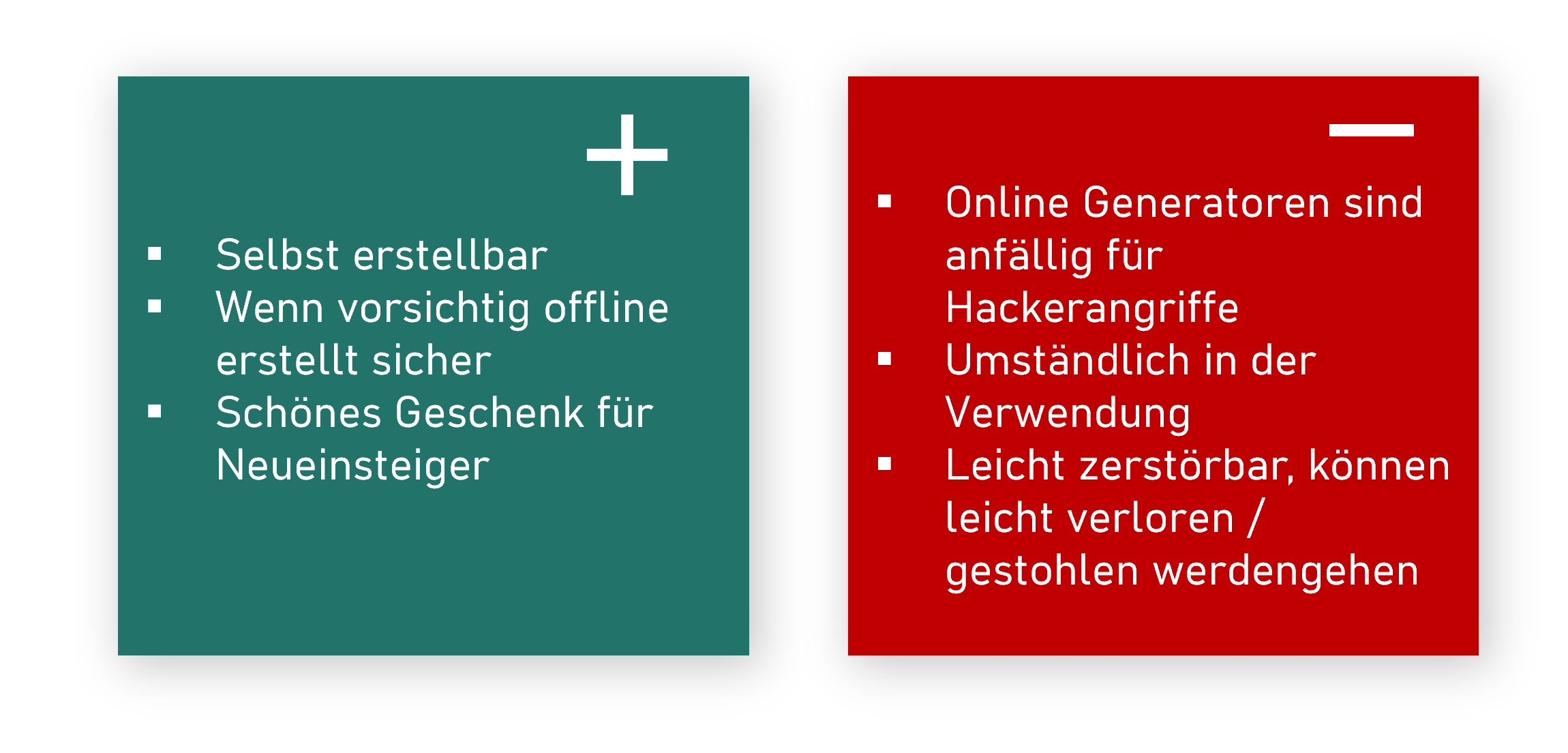 Physische Wallets